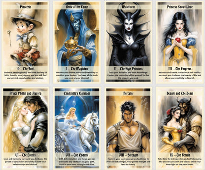Disney inspired Fairy Tale Tarot and Oracle deck.