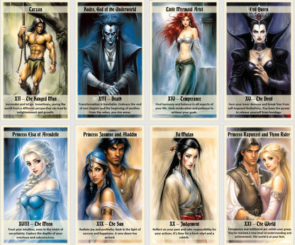Disney inspired Fairy Tale Tarot and Oracle deck.
