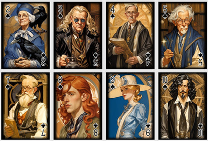 Wizard World playing cards. Movie Poker and Bridge cards