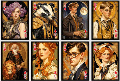 Wizard World playing cards. Movie Poker and Bridge cards