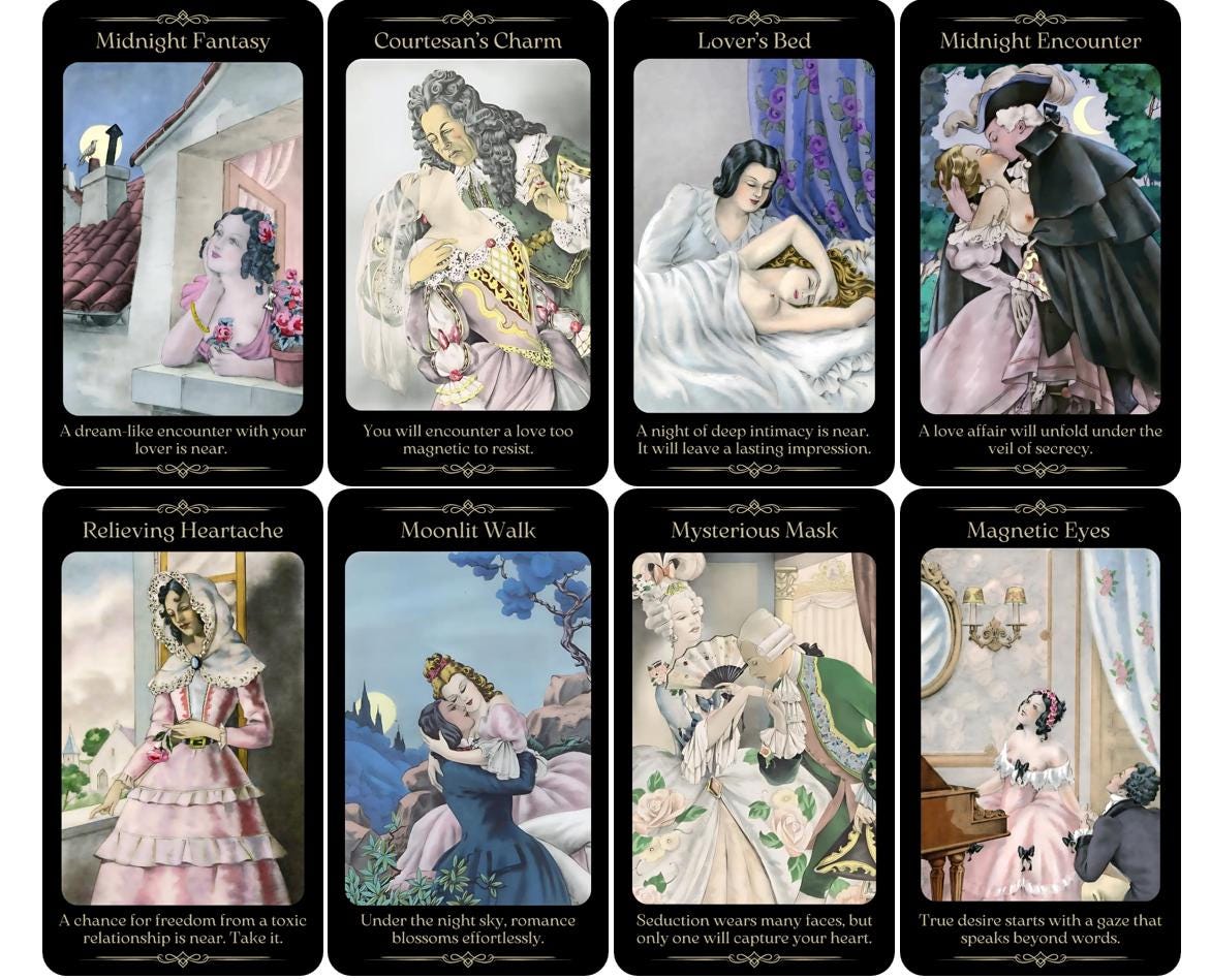 Dangerous Liaisons Oracle Cards: Love & Desire Deck