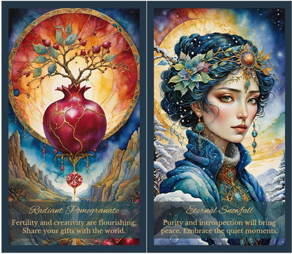Garden of Paradise Oracle Cards: Daily Affirmation Deck