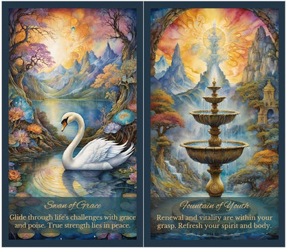 Garden of Paradise Oracle Cards: Daily Affirmation Deck