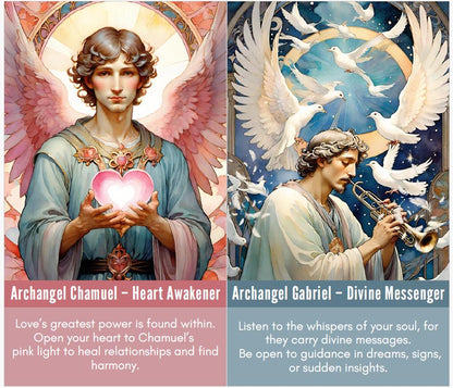 Angel Oracle Deck: Celestial Guidance, Archangel Inspiration Cards