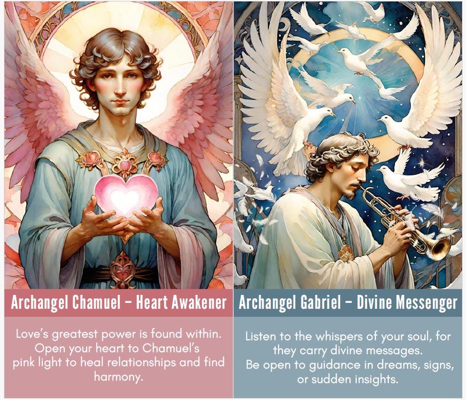 Angel Oracle Card Deck: Celestial Guidance, Affirmation & Inspiration