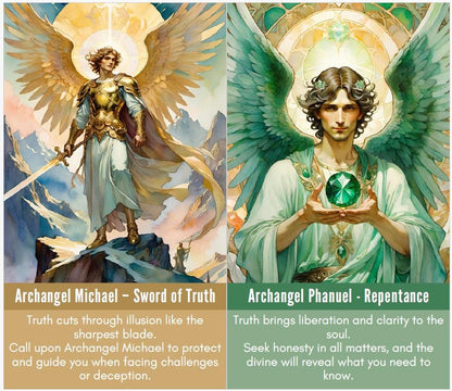 Angel Oracle Deck: Celestial Guidance, Archangel Inspiration Cards