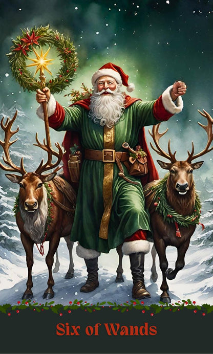 Christmas Fantasy World Tarot Deck – 78-Card Holiday Tarot