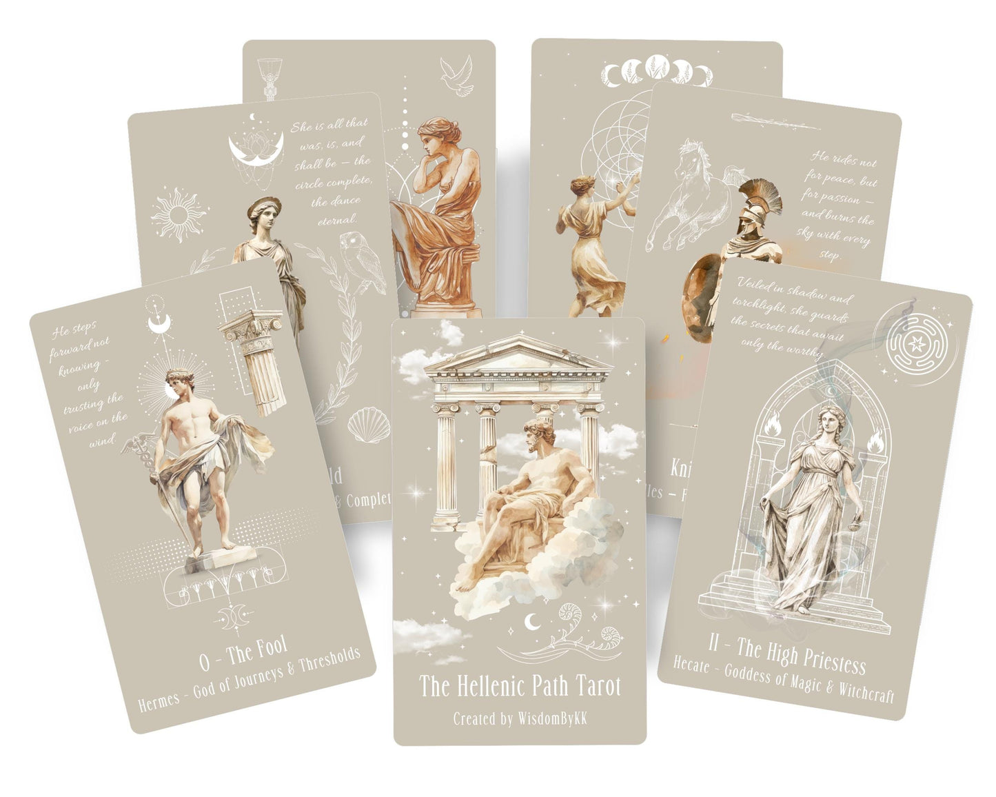 Le Tarot du Chemin Hellénique – Jeu de Tarot de la mythologie grecque