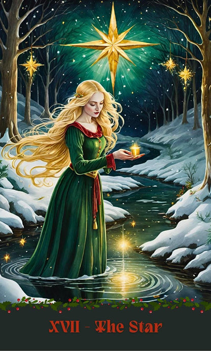 Christmas Fantasy World Tarot Deck – 78-Card Holiday Tarot