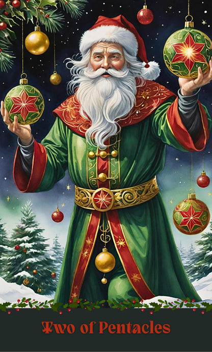 Christmas Fantasy World Tarot Deck – 78-Card Holiday Tarot