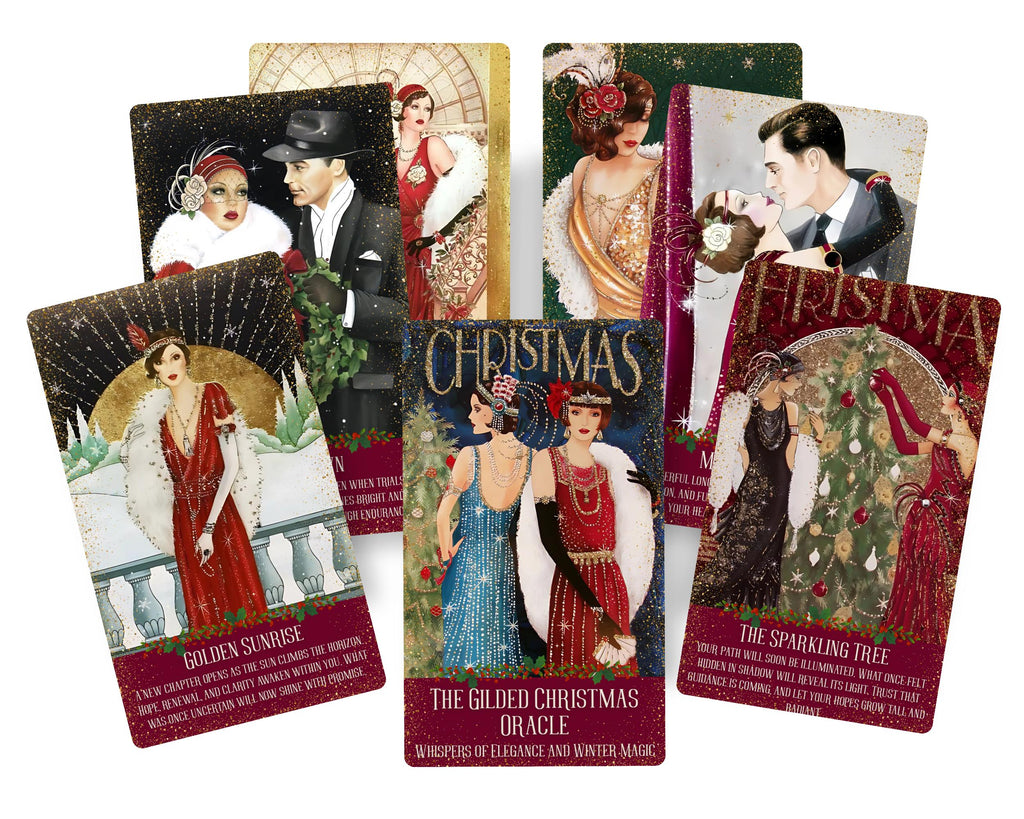 The Gilded Christmas Oracle. Whispers of Elegance and Winter Magic