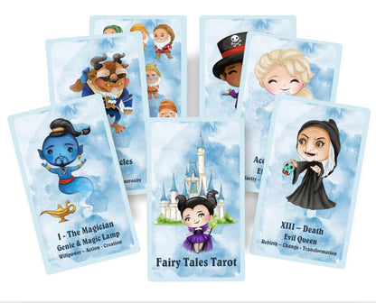 Fairy Tales Tarot deck. Princess and Prince tarot cards