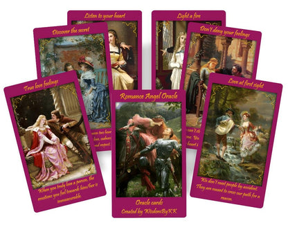 Romance Angels oracle deck. Love oracle cards