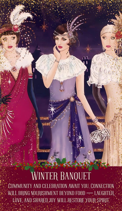 Zeltītais Ziemassvētku orākuls. Elegances un ziemas burvības čuksti