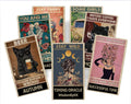 Retro Timing oracle deck. Vintage cards with Time predictions