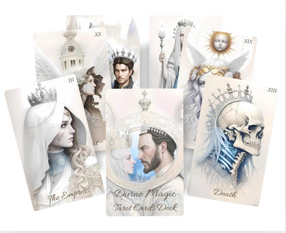 Divine Magic Tarot deck. Renaissance Purity and Innocence Tarot
