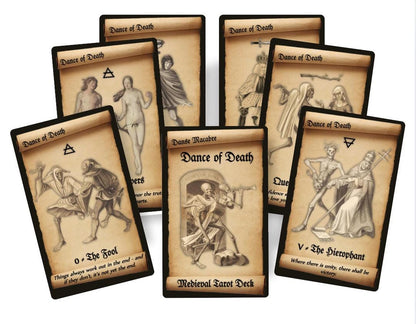 Dance of Death Tarot deck. Medieval tarot deck