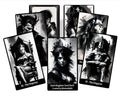Dark Kingdom Tarot deck. Black and White tarot cards