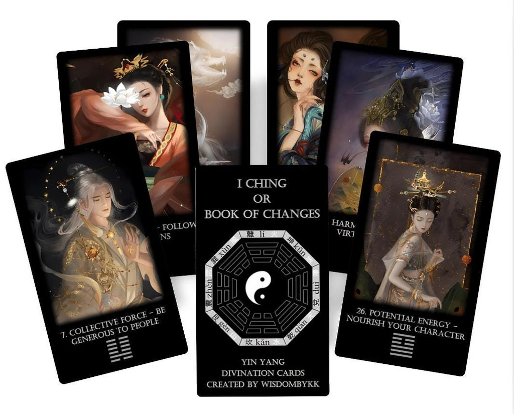 Book of Changes oracle deck with Guidance. I Ching oracle cards.