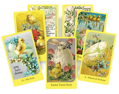 Easter Tarot deck. Vintage tarot