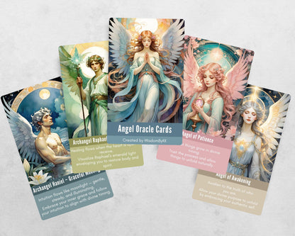 Angel Oracle Card Deck: Celestial Guidance, Affirmation & Inspiration