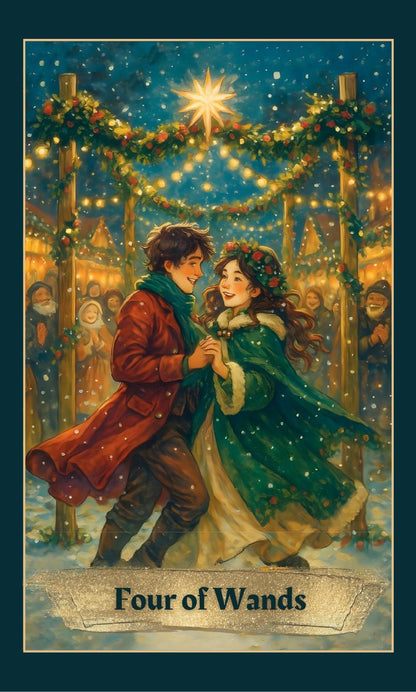 Christmas Tarot Cards Deck – 78-Card Holiday Tarot