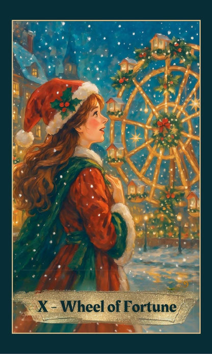 Christmas Tarot Cards Deck – 78-Card Holiday Tarot