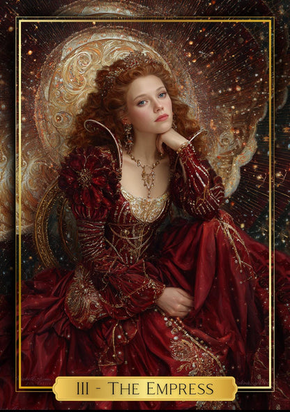 The Celestial Empire Tarot – 78 Tarot Cards Deck with QR Code Guidance